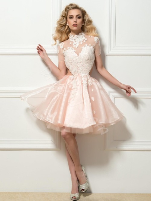 dressvbridal:  A-Line Cocktail Dress at DressV