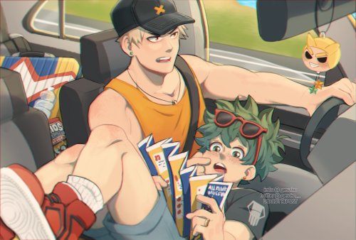 gesu-ko:  Fellas is it gay to go on an All Might themed road trip with your boyfriend?