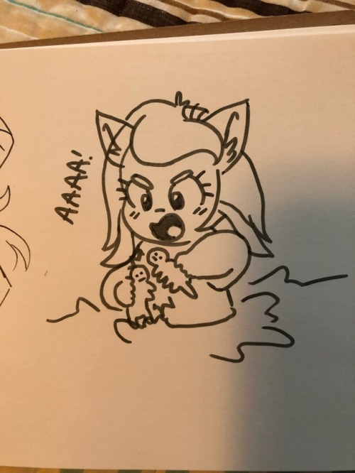 adgerellipone: Did some draws. Featuring ocs from @silfoearts &amp; @couchcrusader. Also pizza s
