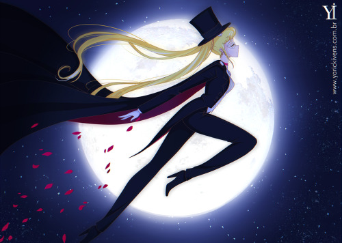 girlsbydaylight:  Sailor Moon Tuxedo Kamem by YarickArt 