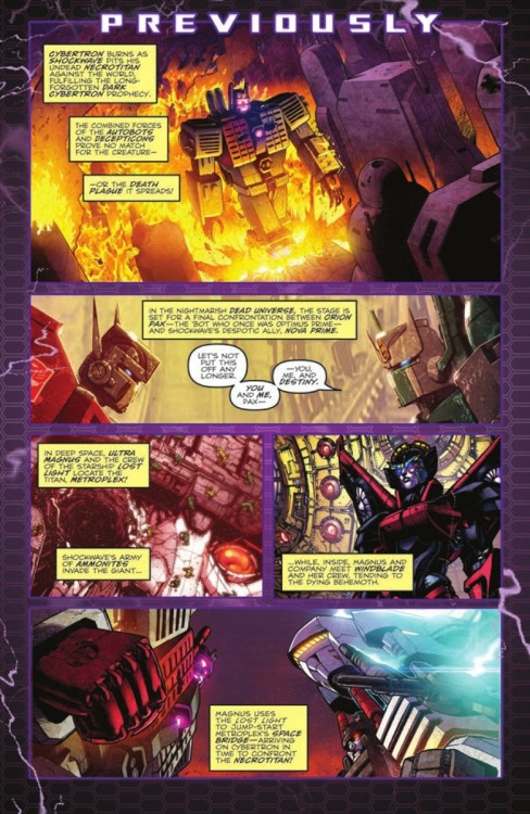 spunkything:dark cybertron 9 preview ART IS GLORIOUS