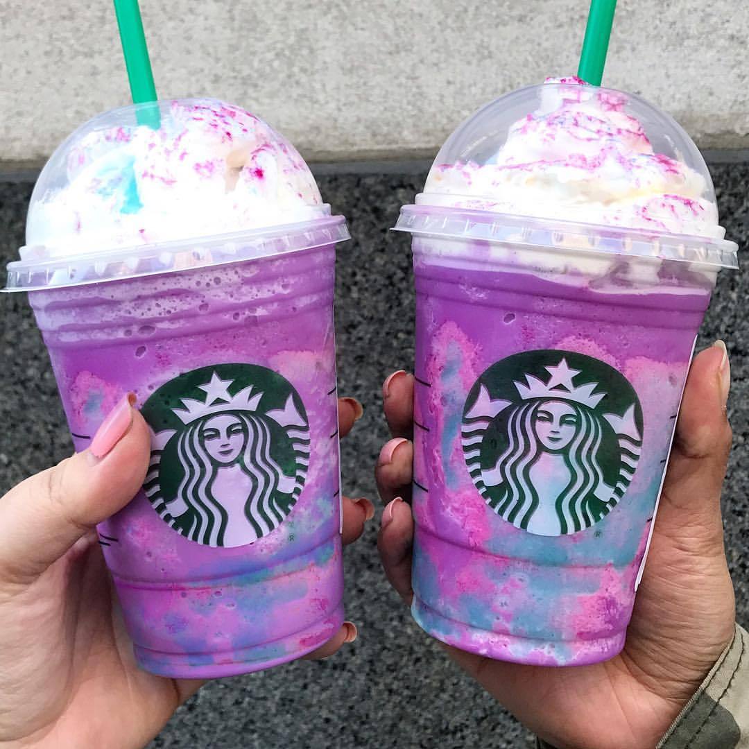 bergdorfprincess:  Being a basic bitch with my unicorn frappucino, fight me 🦄🌈⭐️🌸