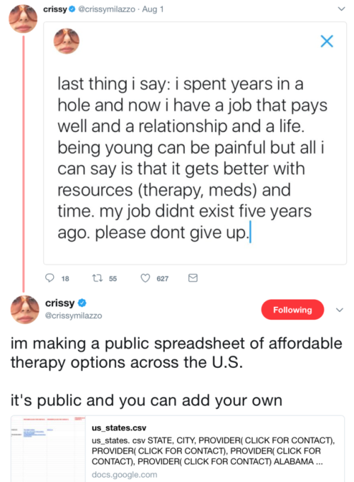 noshameinoursickness:I saw Crissy Milazzo post this on Twitter and just had to spread this!AFFORDABL