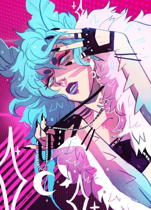 My business card illustration for 2016, I think that no matter what, it’s gotta be Oxley ✮ I kinda m