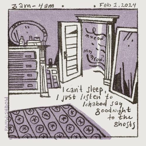 Hourly Comic Day 2024, A Relatively Quiet Day In The Wishbow House
