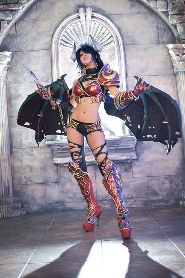 cosplayeverywhere:  DOTA2 ~  Akasha (The Queen of Pain)  | D&rsquo;&ldquo;&rsquo;