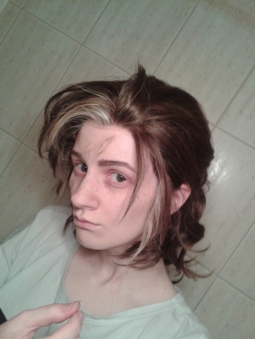 two weeks ago I had my first wig test for Remus Lupin…. tried to break free from the fanon an