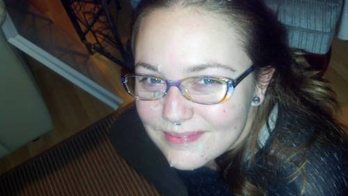 cum-247:  I finished all over her face and glasses