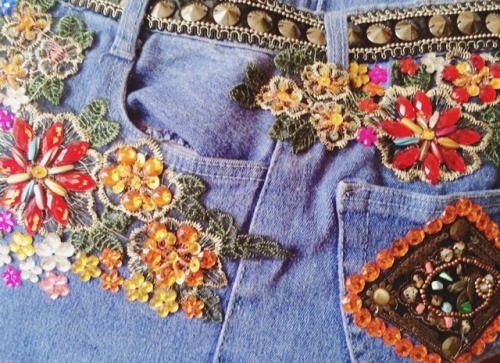 wanderliily:cacteui:flauhra:denim X minesuch beautiful embroidery!-