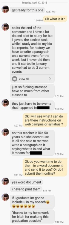 Miss Madison just dumped a whole bunch of work on me!  For her history class she was supposed to be researching 3 local current events every week and writing a paragraph or two about each event. But she hasn’t done any of them since mid January!