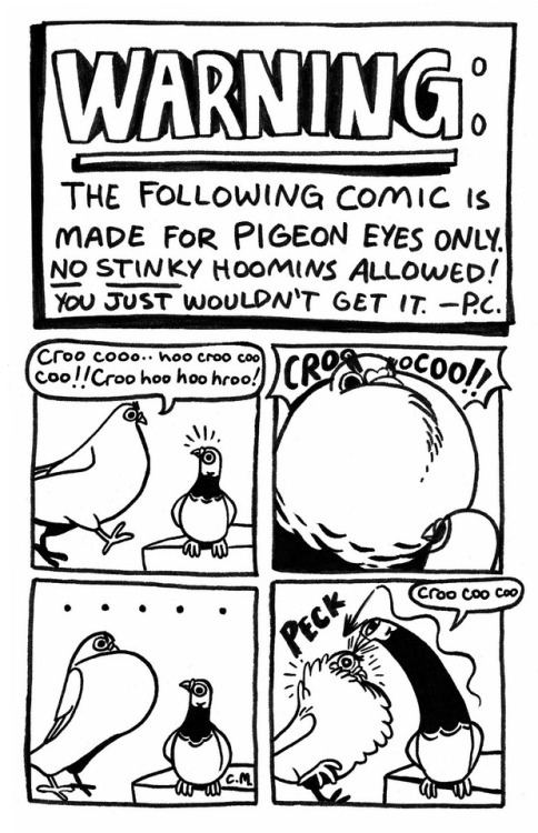 flutejesus: pigeoncomics:  Pigeon Comic 90 - Pigeon Appreciation Day 2018  😂😂😂 