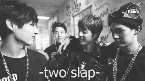 youremypride:  maknae forever getting slap by hyungs… 