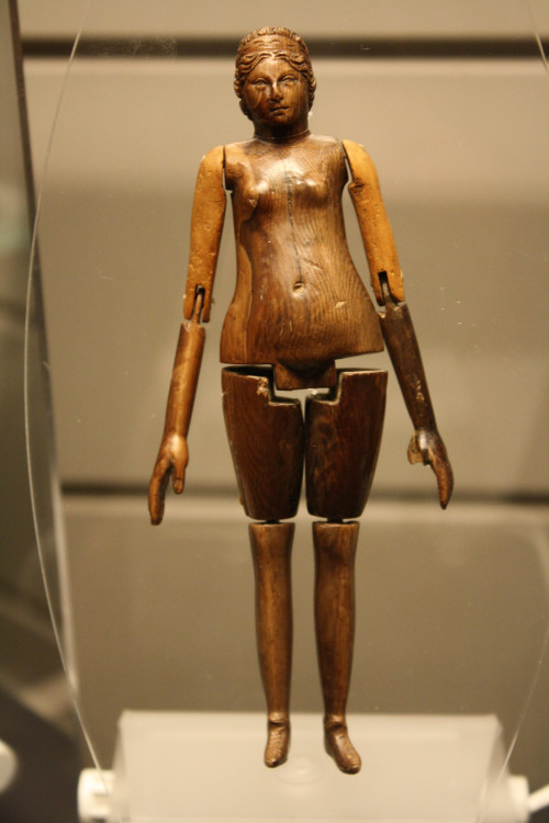 museum-of-artifacts:Ancient roman ivory doll found in 8-years-old child grave. Rome, mid 2nd century