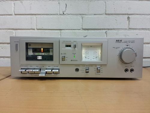 Akai CS-M01 Stereo Cassette Deck, 1980