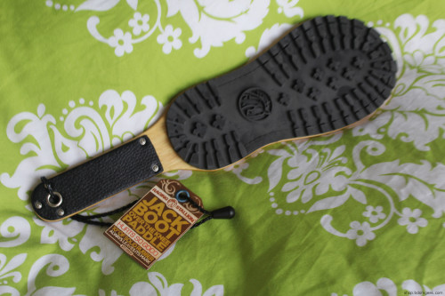 bdsmgeekshop: Jack Boot Rubber and Wood Paddle In case anyone is wondering how much this sucks.. It 