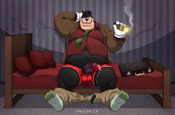 xxxbaddragonxxx:    Daddy after work. - by lovkuma   