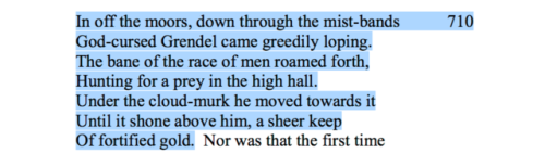 ambereliza:The Jabberywocky, Lewis CarrollBeowulf (Seamus Heaney translation)