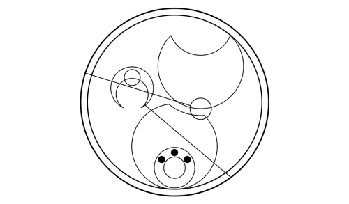 Let It Go. In Circular Gallifreyan.