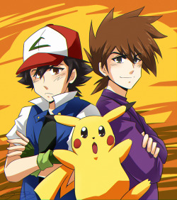 geneseedraws: AniPoke artwork! Been so long