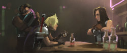 theomeganerd:  Final Fantasy VII by Lap