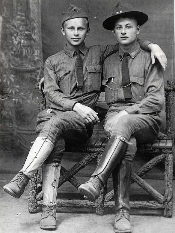 vintagehandsomemen:    American Soldiers in Paris, France, World War I. 