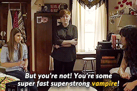 girltirl:“There’s no such thing as vampires. She’s a light averse octogenarian wit