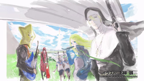  “Arakawa Under the Bridge x Bridge” ending art. [Shaft - 2010]. 