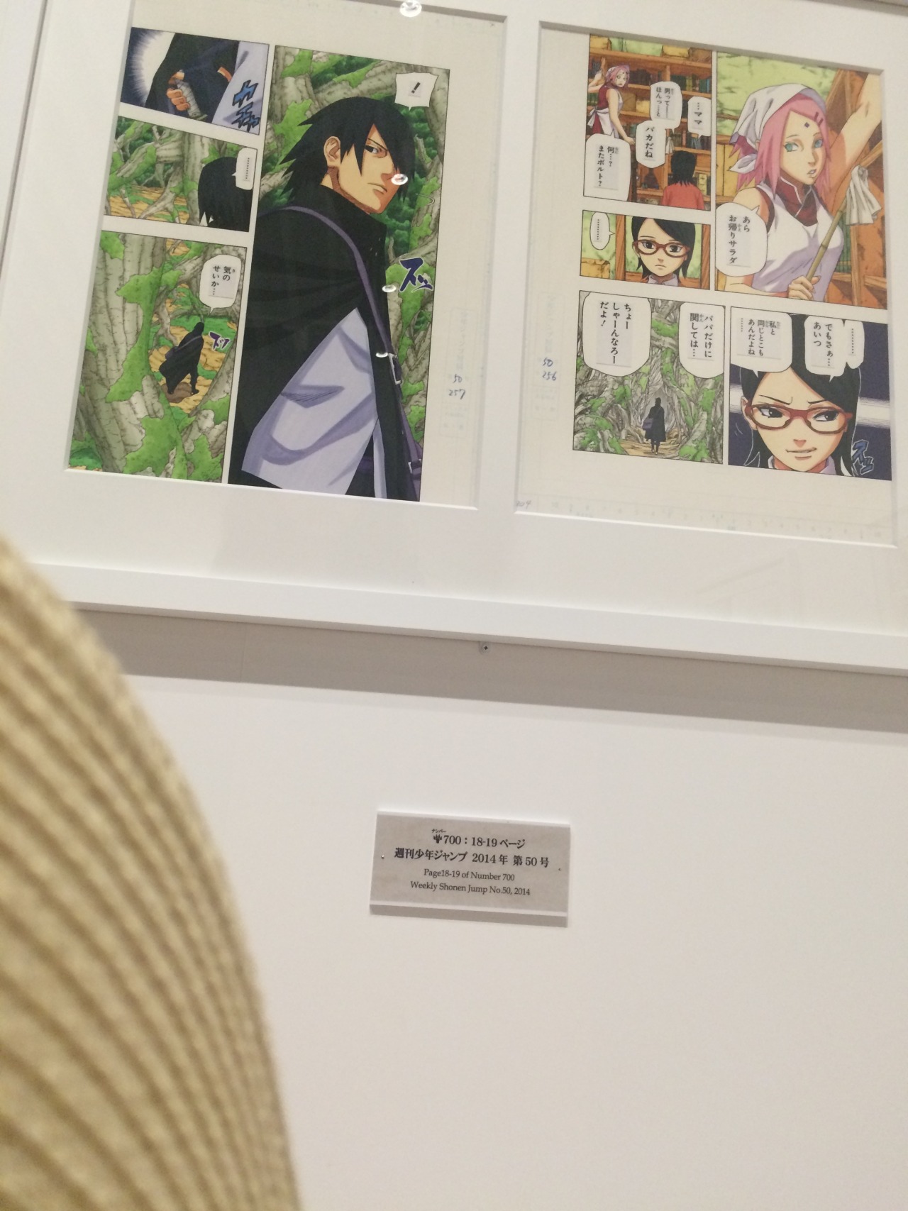 lipstickramen:  Continuation of the Naruto Exhibit pictures!The top picture is a