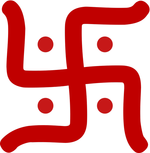 anghiejamie: blaruu:  riftwitch:  riarkle-westallen:  PUBLIC SERVICE ANNOUNCEMENT:   THE NAZI SWASTIKA AND THE HINDU SWASTIKA ARE NOT THE SAME THING.   The Hindu swastika, which is actually in my house, represents good fortune and happiness, and was used