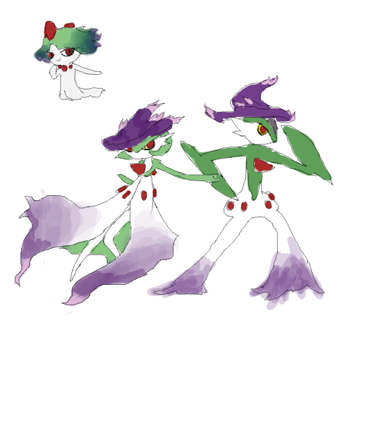 PKMN] Shiny Mega Gallade+Gardevoir for luigirules by azume-adopts on  DeviantArt