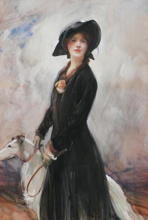 peaceinthestorm:Walter Ernest Webster (1877-1959, British) ~ Lady Diana, n/d [Source: LotSearch]