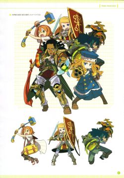 Etrian Odyssey I&II Artbook