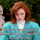 cybillshepherd:Favorite Characters → Heather Duke, Heathers [1988]“I prayed for the death of Heather