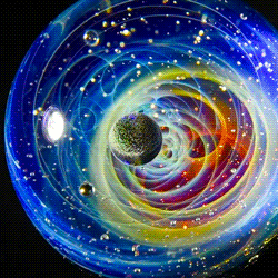 robins:  fencehopping:  Capturing mini-universes in glass, by artist Satoshi Tomizu.