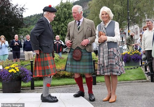 The Duke and Duchess of Rothesay tour and unveil a plaque to commemorate the opening of the Ballater