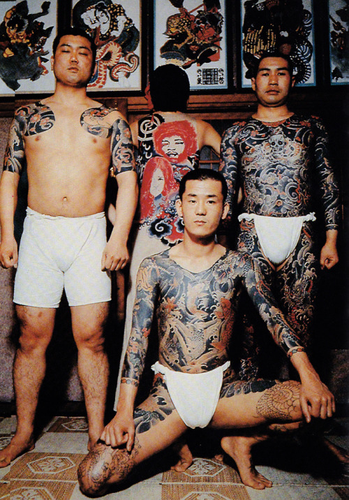 killheji:  Tattoos in memory of Jimi Hendrix and Janis Joplin, Issey Miyake SS 1970Photo by Kishin Shinoyama 