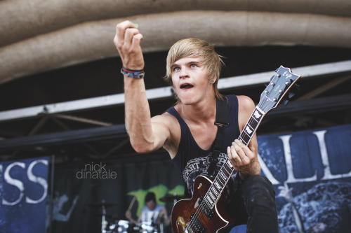 toxicremedy:  Elliott Gruenberg of blessthefall (by Nick DiNatale | nickdinatalephoto.com) 
