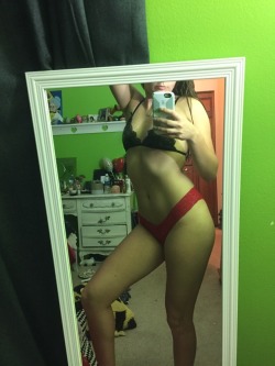 rachelisee:  The very requested red undies lol