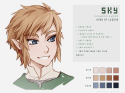 ruebird:  decided to make mini headcanon reference sheets for the golden trio if only to keep my colours consistent— but i ended up getting a bit silly with it. oops. 