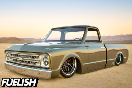  Like father like son. Mike’s gorgeous 1967 Chevrolet C10 truck was built by Born Vintage Hot Rods a