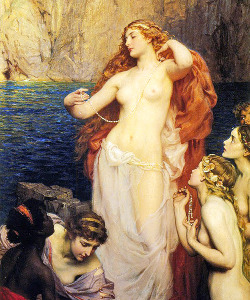 marcuscrassus:  Herbert James Draper - Pearls of Aphrodite 
