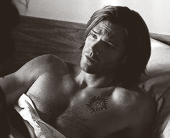  Sam Winchester + Anti-Possession Tattoo. 