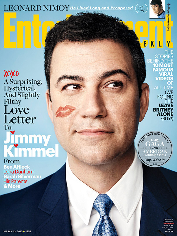 A surprising, hysterical (and slightly filthy) love letter to Jimmy Kimmel. (Yeah, we called Ben Affleck.)
Photo credit: Art Streiber for EW.