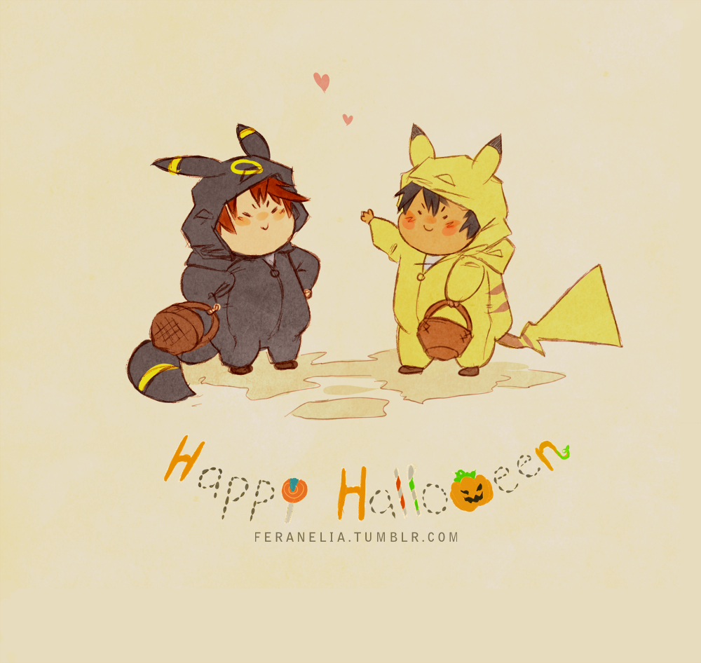 feradoodles:Happy Halloween to all little pumpkins!