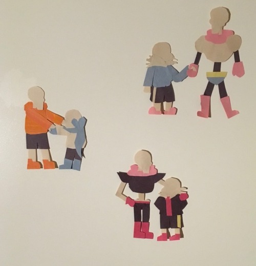 fun-tcest:  So, I decided to create Swap and Fell versions of the cute construction paper Fontcest, and here it is.  They’re now pasted on my closet door so that they’ll be the first thing I see in the morning & last thing I see as I sleep.  (