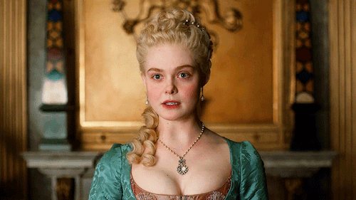 ELLE FANNING as Catherine the Great 
The Great, A Simple Jape (s02e06) #thegreatedit#thegreatdaily#perioddramaedit#gifshistorical#efanningedit #catherine the great #the great#elle fanning #elle fanning gifs #tvedit#*gifs#*mine#n:200