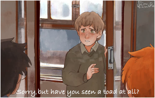 drew-winchester: “Sorry, but have you seen a toad at all?” - Neville Longbottom