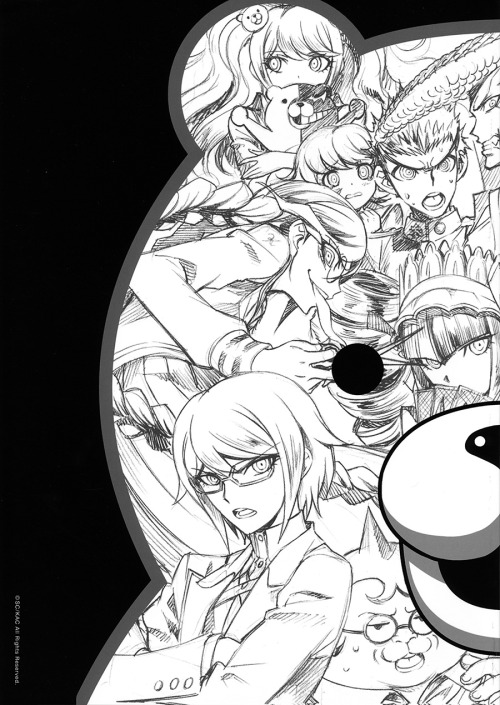 artbooksnat: Danganronpa (ダンガンロンパ)Character designer Kazuaki Morita (森田和明) illustrated the dram