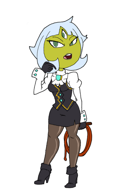 that-8-bit-guy: @atomictiki‘s lovely alien gal, Zuzi, is back to wearing Franziska von Karma&r