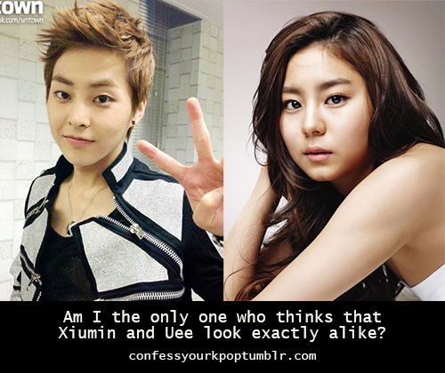 Kpop Confessions Am I The Only One Who Thinks That Xiumin And Uee